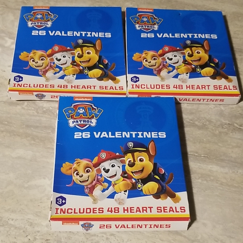 Paw Patrol  Valentine's Cards